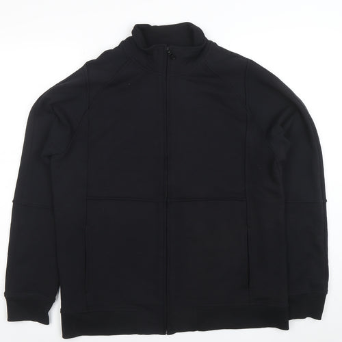 Next Men’s Black Full Zip Sweatshirt Medium Regular Fit