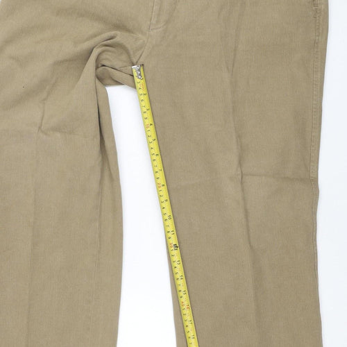 Douglas Men's Beige Chino Trousers 38in Regular Fit Cotton Blend