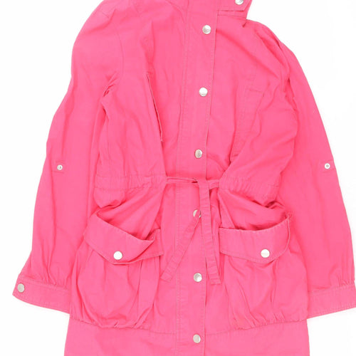 Marks and Spencer Women’s Pink Cotton Anorak Jacket Size 14