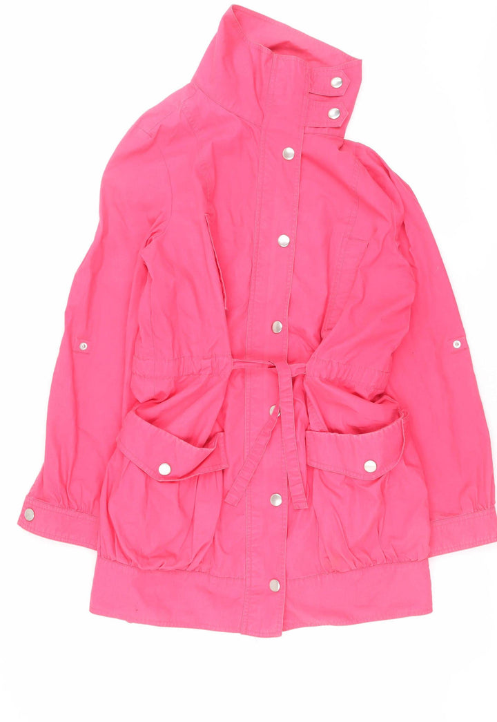 Marks and Spencer Women’s Pink Cotton Anorak Jacket Size 14