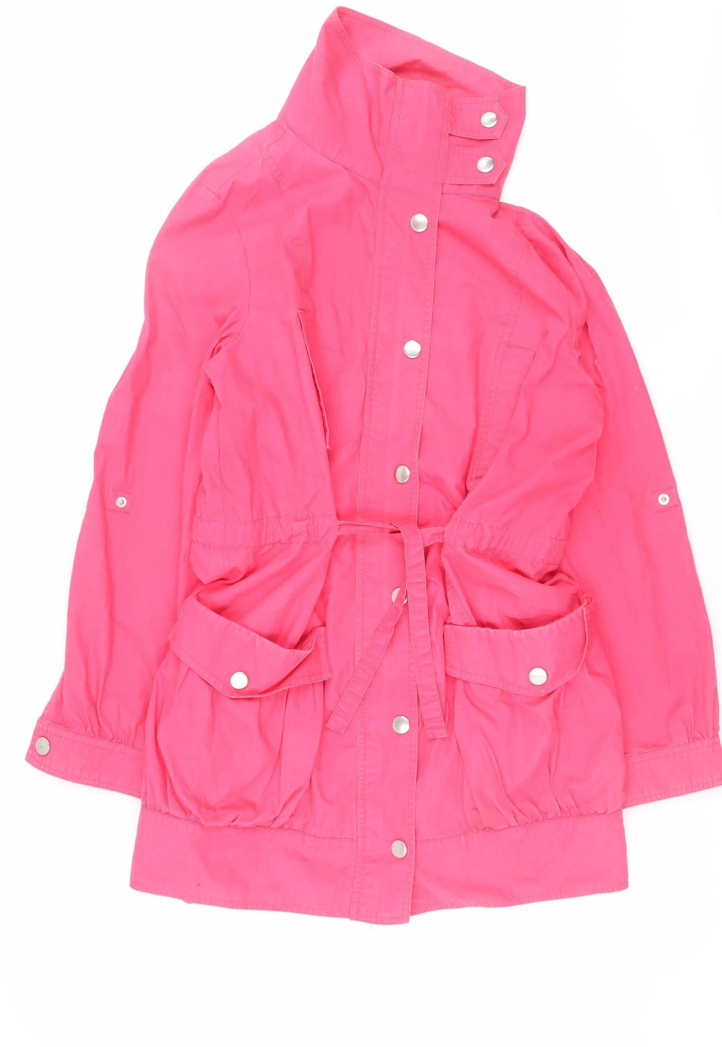 Marks and Spencer Women’s Pink Cotton Anorak Jacket Size 14