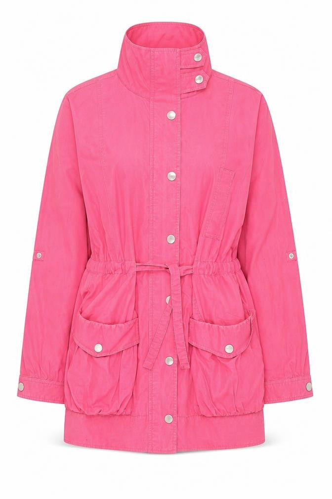 Marks and Spencer Women’s Pink Cotton Anorak Jacket Size 14
