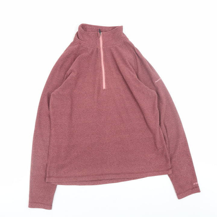 Trespass Women's Pink 1/2 Zip Pullover Sweatshirt UK 12 M