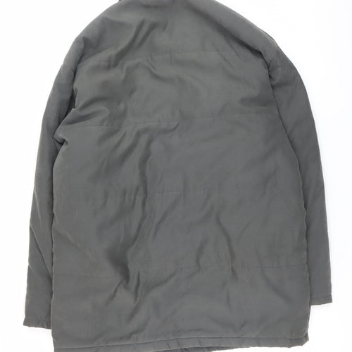 Aldon Womens Grey Puffer Jacket S Mid-Length Polyester Coat