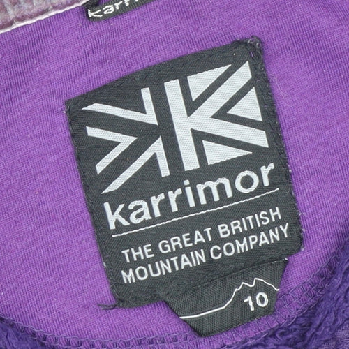 Karrimor Women’s Purple Fleece Pullover Sweatshirt Size 10