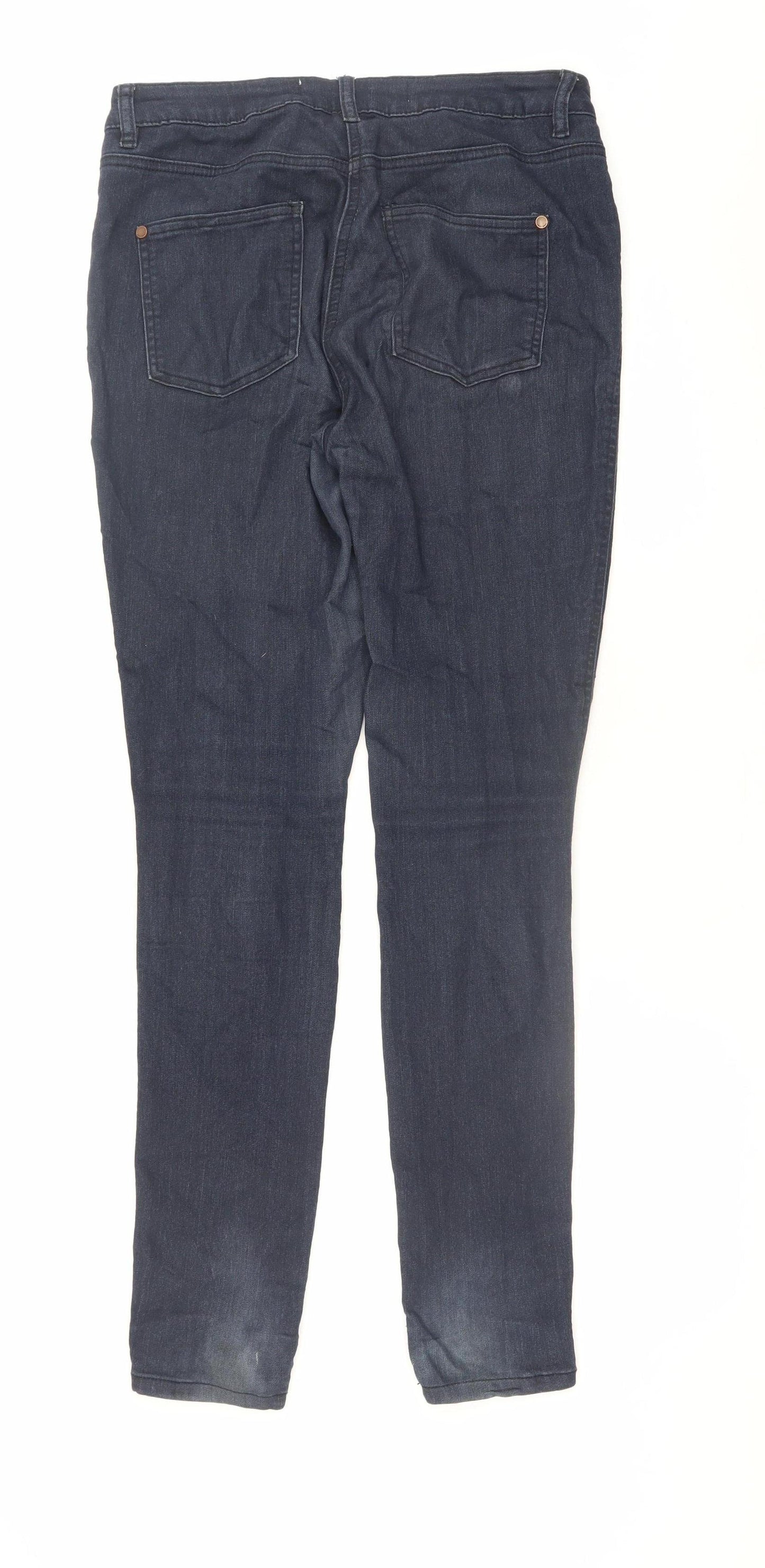 Next Womens Blue Jegging Jeans Size 12R Slim Fit Stretch Denim