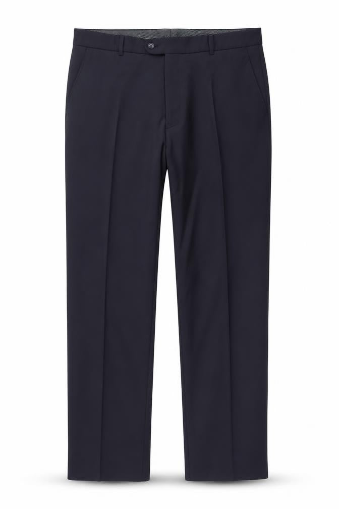 Carl Gross Men's Black Wool Blend Dress Pants Size 48R