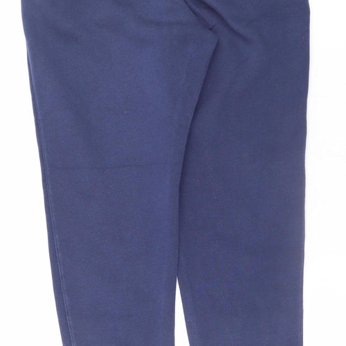 Nike Men's Blue Jogger Sweatpants Small Regular Fit Fleece Cotton Blend