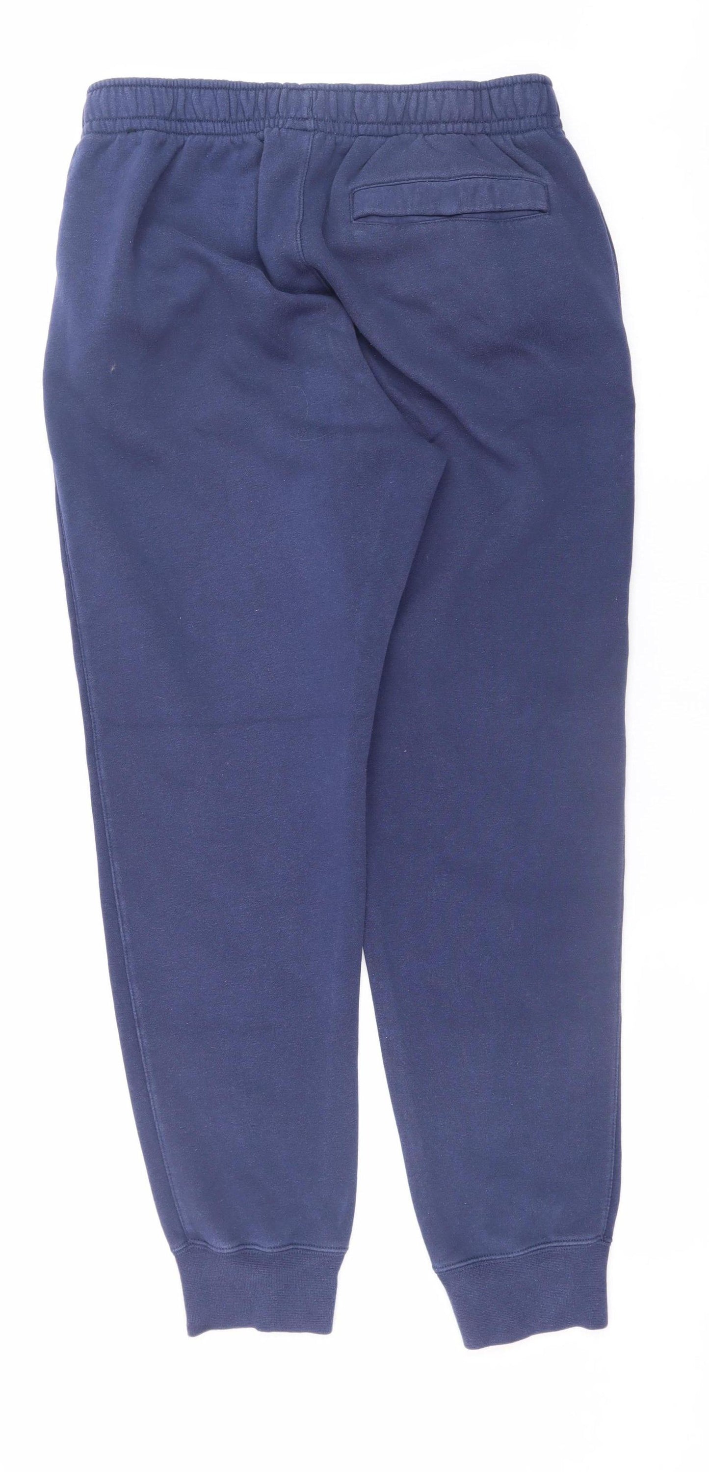 Nike Men's Blue Jogger Sweatpants Small Regular Fit Fleece Cotton Blend