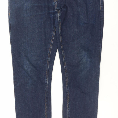 ASW85 Denim Men's Blue Slim Fit Straight Jeans 34R