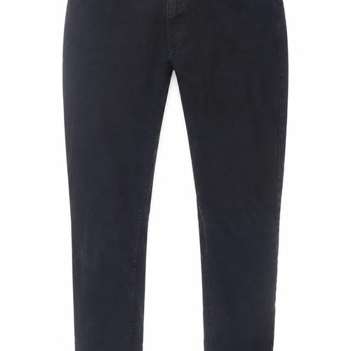 H&M Men's Black Slim Fit Skinny Jeans 32W Denim