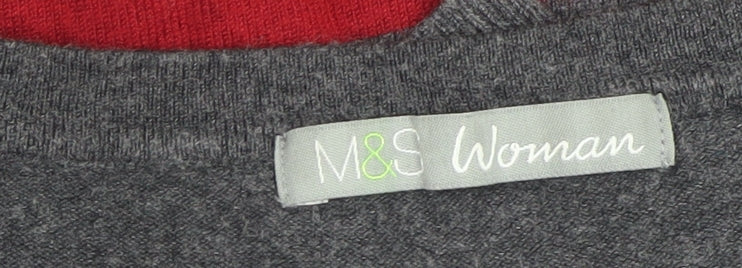 Marks and Spencer Women Multicoloured Size 12 Jumper Dress
