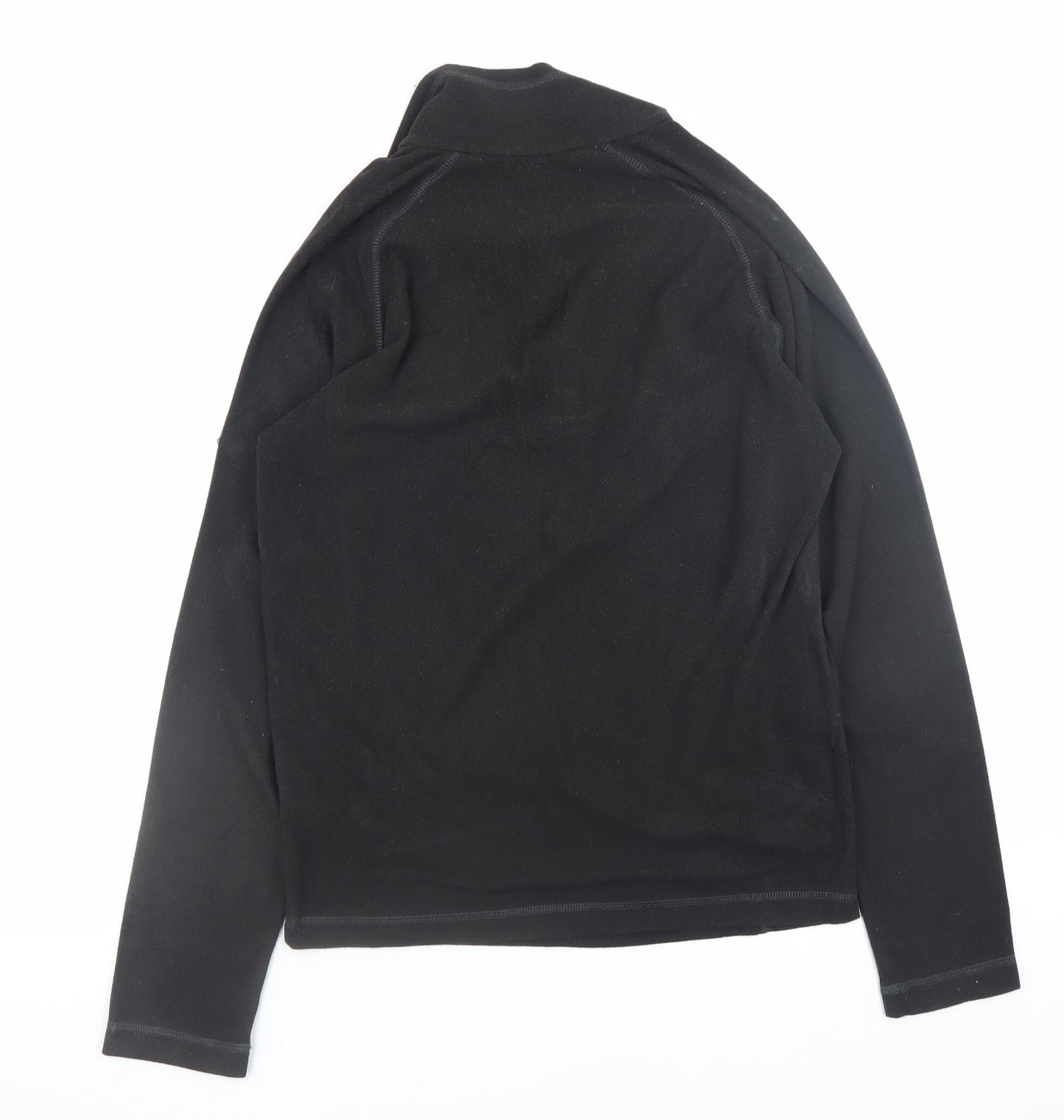 Regatta Men's Black Fleece Half Zip Pullover Sweatshirt Size S