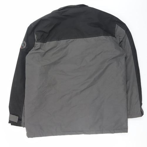Atlas For Men Grey Water Resistant Parka Jacket L Men's Outdoor Wear