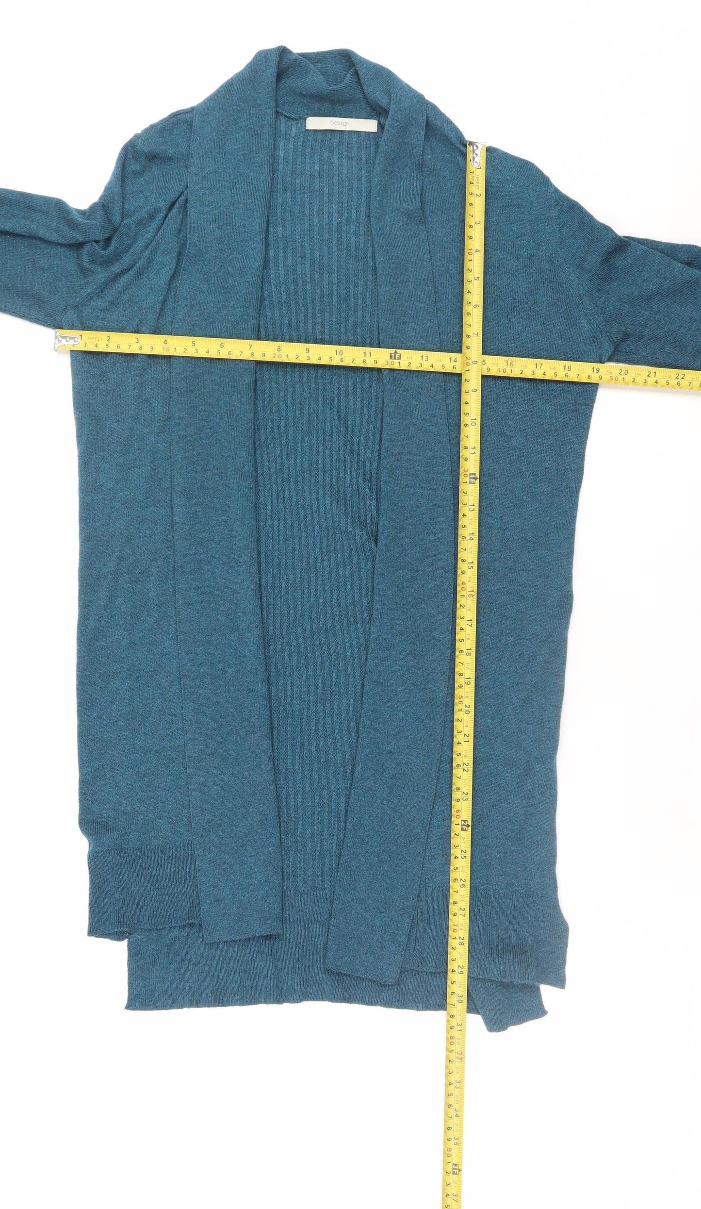 George Women’s Blue Small Open Front Knit Cardigan