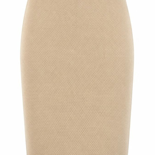 Y.A.S Womens Beige Wool Blend Midi Pencil Skirt UK 12