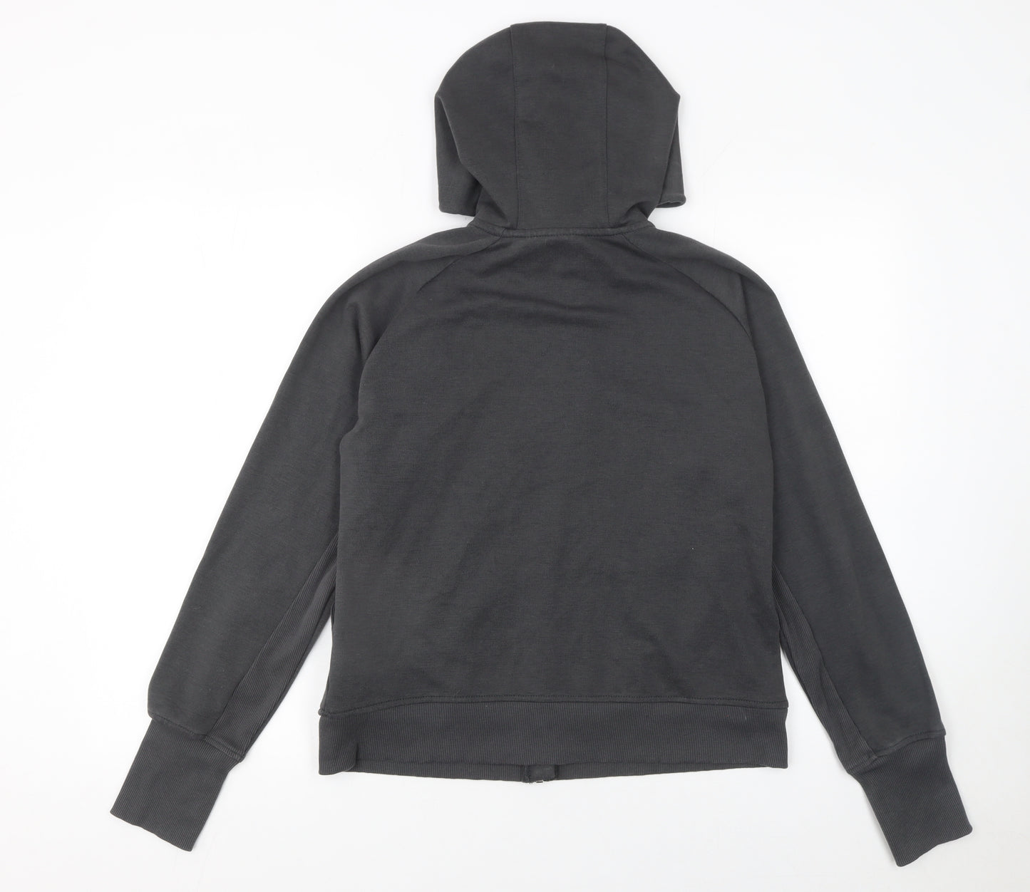 Crane Women’s Black Full Zip Hoodie M Polyester Cotton Blend