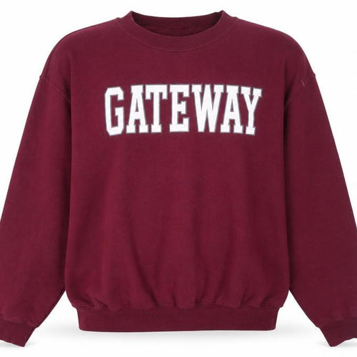 MV Sport Women's Burgundy Gateway Sweatshirt L Cotton Blend