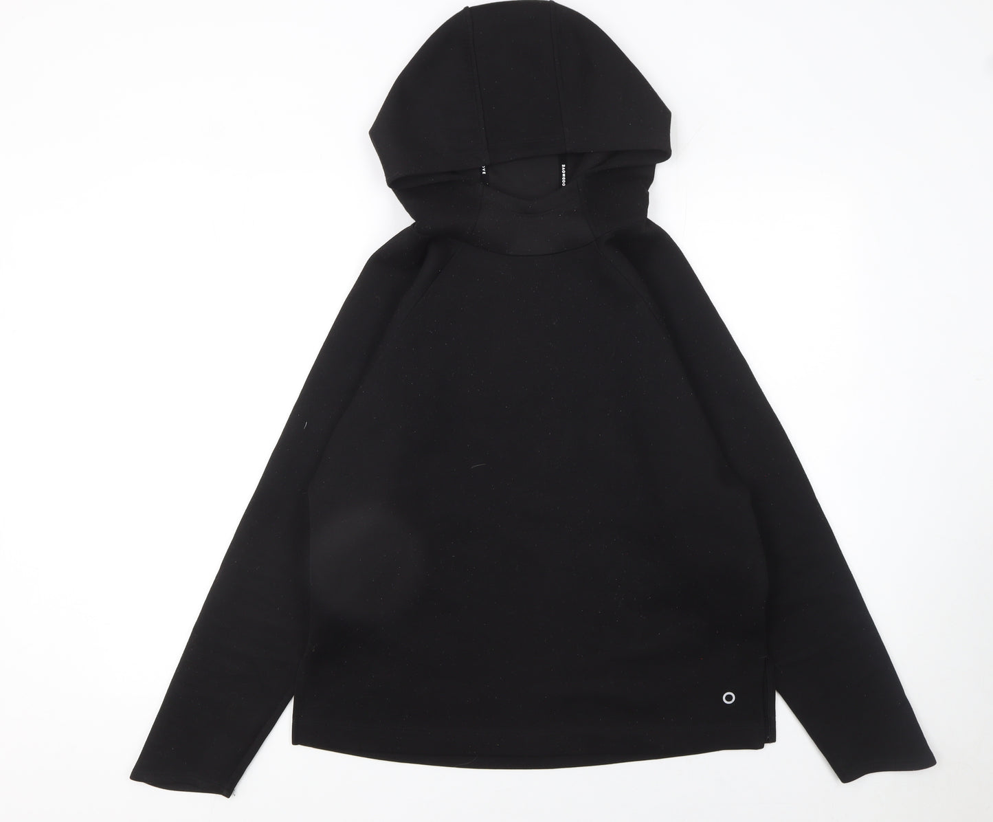 Marks and Spencer Womens Black Size 12 Pullover Hoodie Sweatshirt