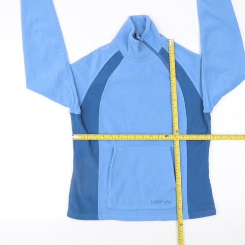 Harry Hall Men's Blue Fleece 1/4 Zip Pullover Sweatshirt Size M