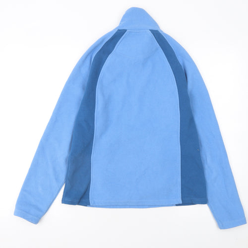 Harry Hall Men's Blue Fleece 1/4 Zip Pullover Sweatshirt Size M