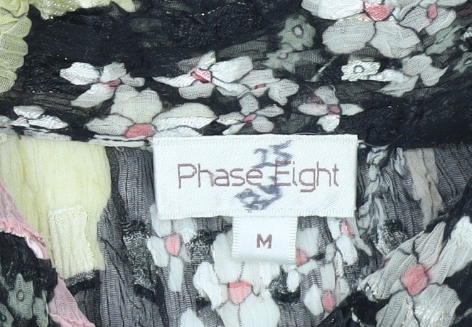Phase Eight Women's Multicoloured Floral Button-Up Blouse Size M