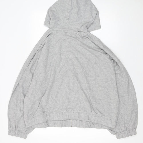 Simply Be Women’s Grey Full Zip Hooded Sweatshirt Size 28