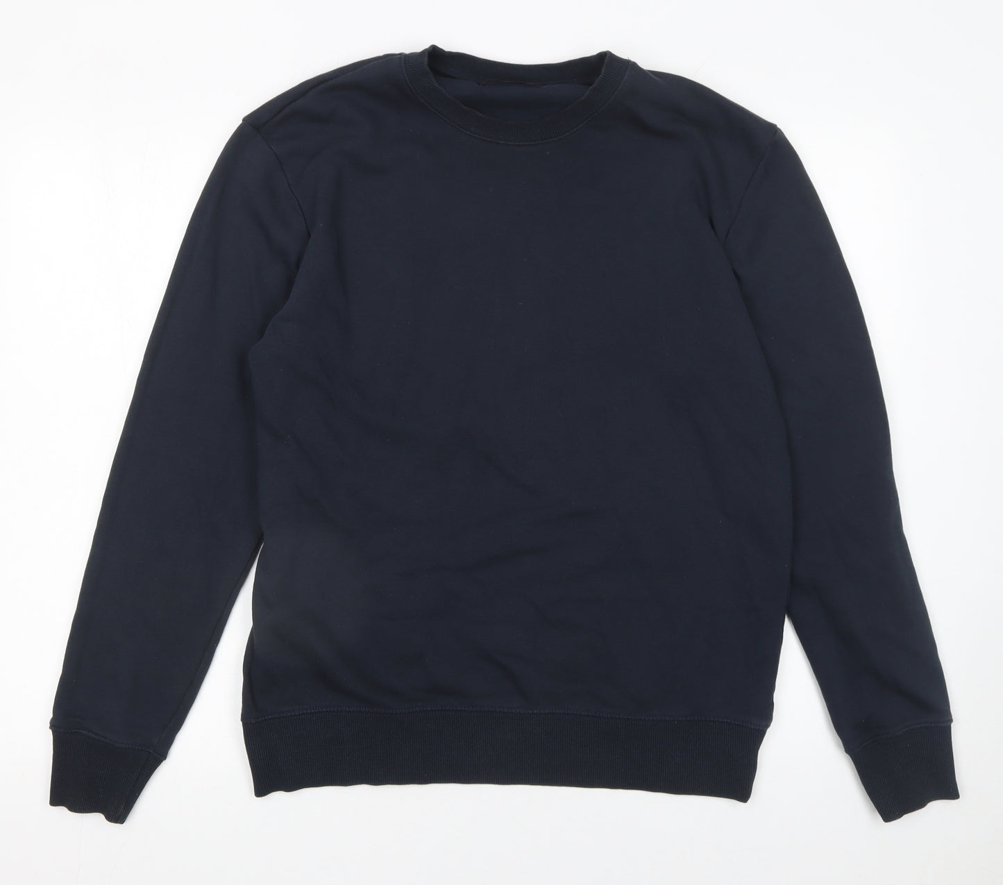 Dunnes Men’s Black Cotton Blend Crew Neck Sweatshirt Size M