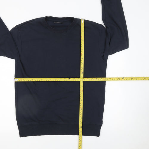 Dunnes Men’s Black Cotton Blend Crew Neck Sweatshirt Size M