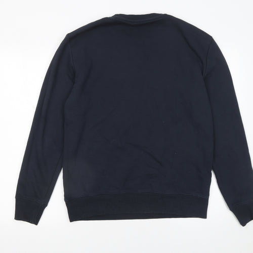 Dunnes Men’s Black Cotton Blend Crew Neck Sweatshirt Size M