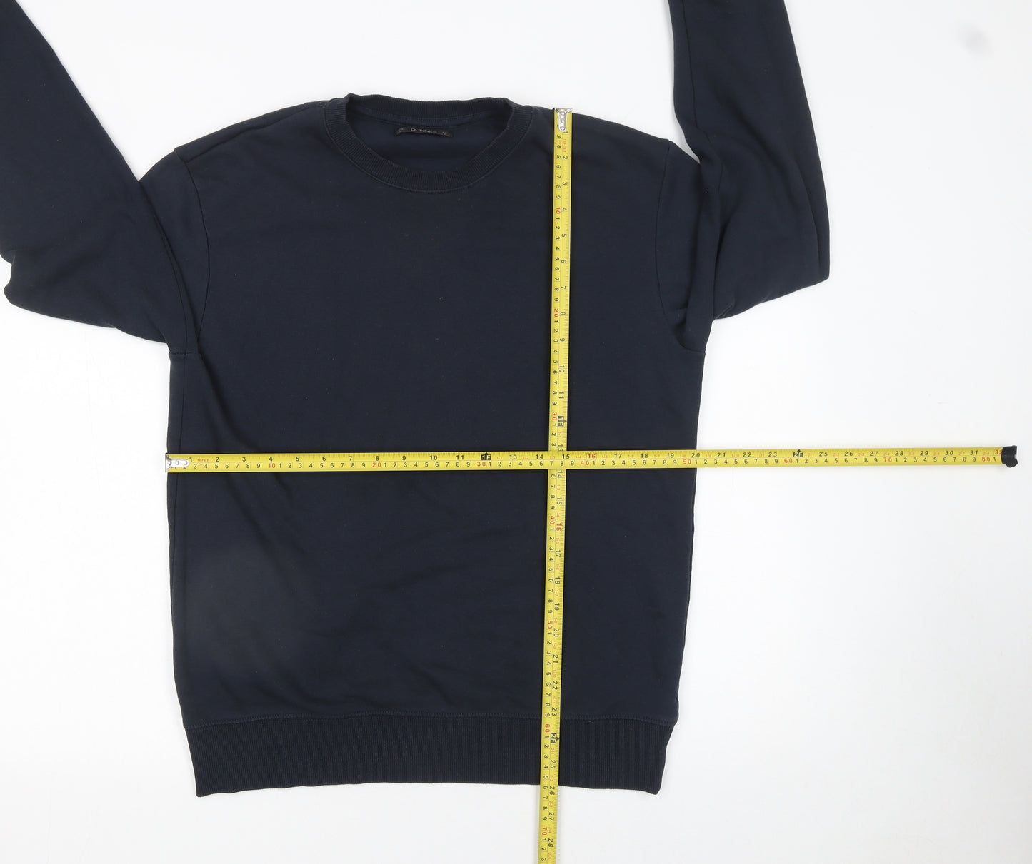 Dunnes Men's Black M Crew Neck Pullover Sweatshirt