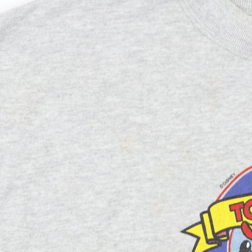 Fruit of the Loom Women’s Grey Topolino Disney Sweatshirt Medium