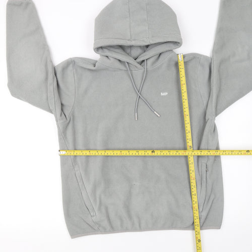 MP Women's Grey Fleece Pullover Hoodie Size M Relaxed Fit