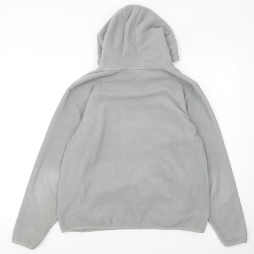 MP Women's Grey Fleece Pullover Hoodie Size M Relaxed Fit