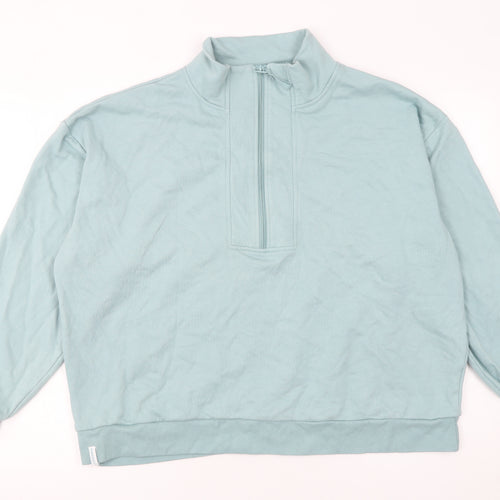 Bekkin Men's Blue 2XL Half Zip Sweatshirt Long Sleeve Regular Fit