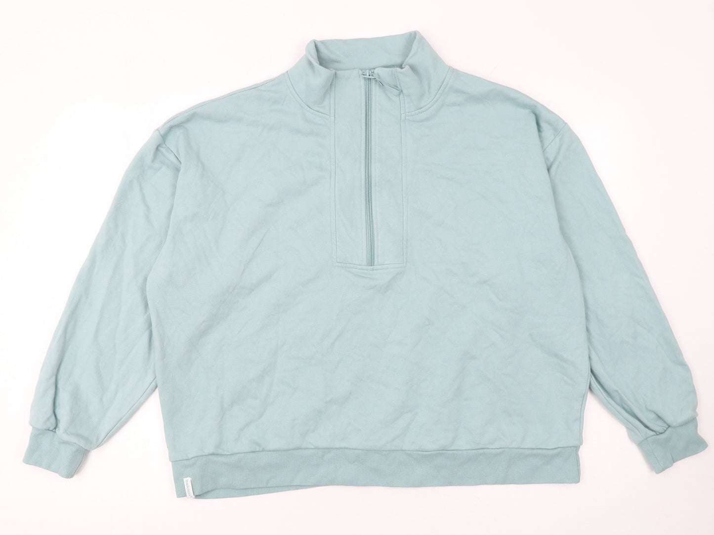 Bekkin Men's Blue 2XL Half Zip Sweatshirt Long Sleeve Regular Fit