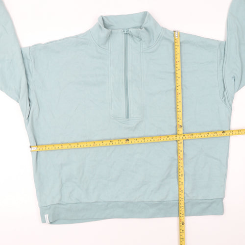 Bekkin Men's Blue 2XL Half Zip Sweatshirt Long Sleeve Regular Fit