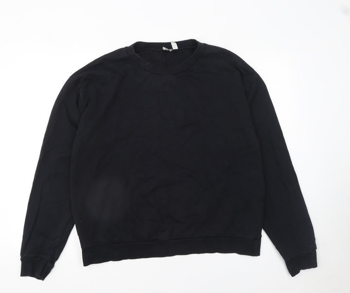 ASOS Women Black Size 16 Pullover Sweatshirt Long Sleeve