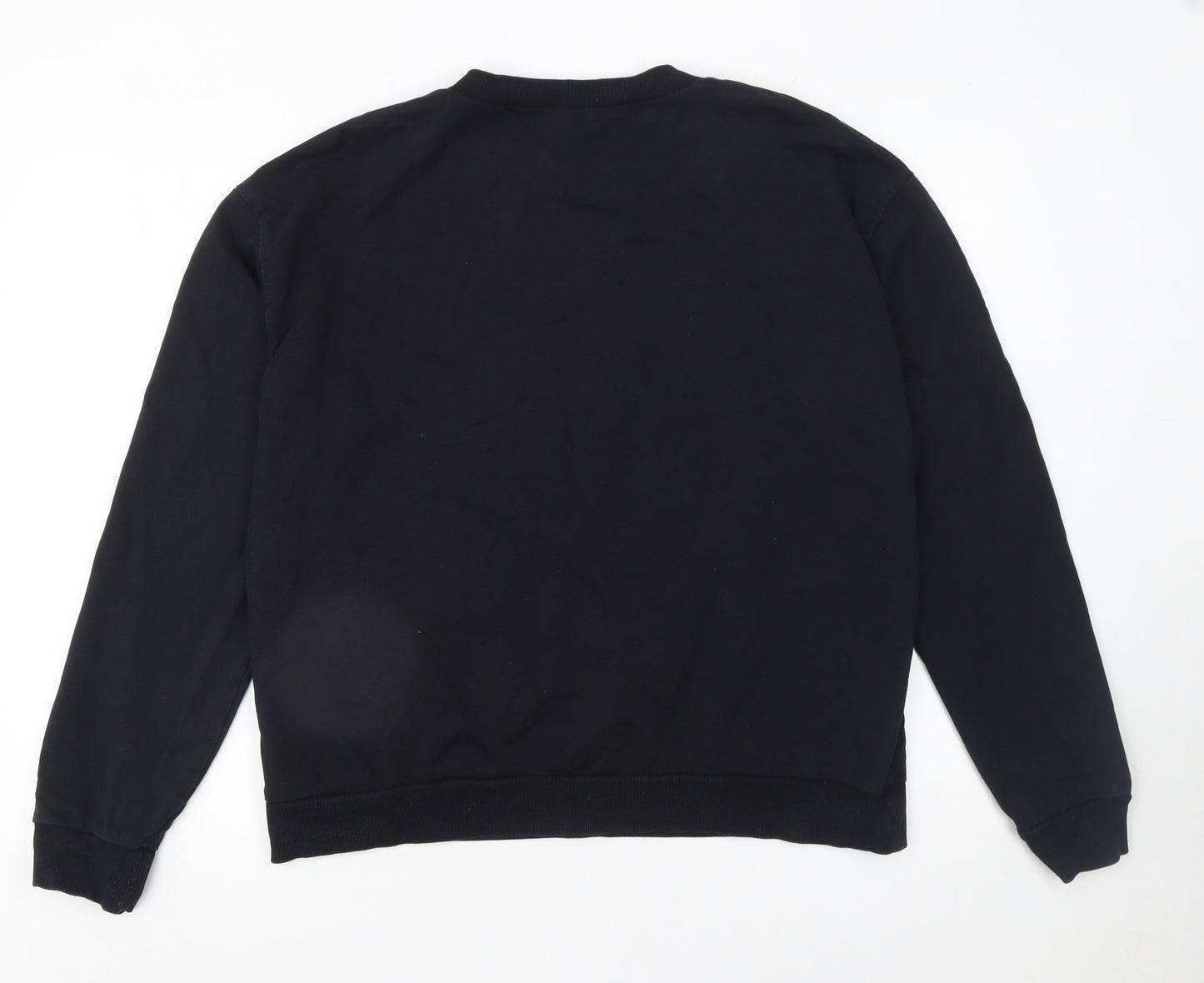 ASOS Women Black Size 16 Pullover Sweatshirt Long Sleeve