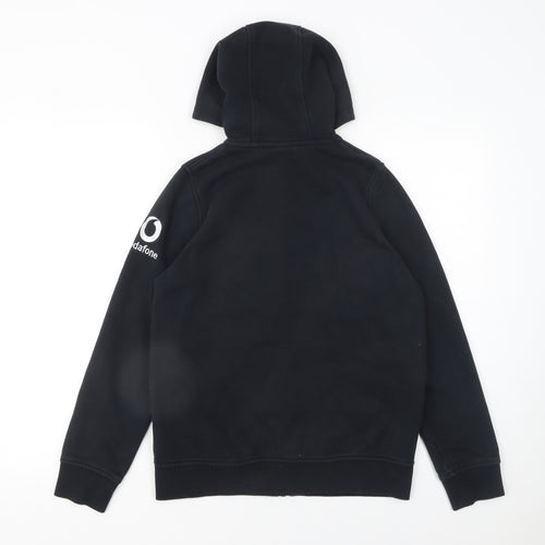 Canterbury Boys Black Full Zip Rugby Hoodie IRFU 14 Years