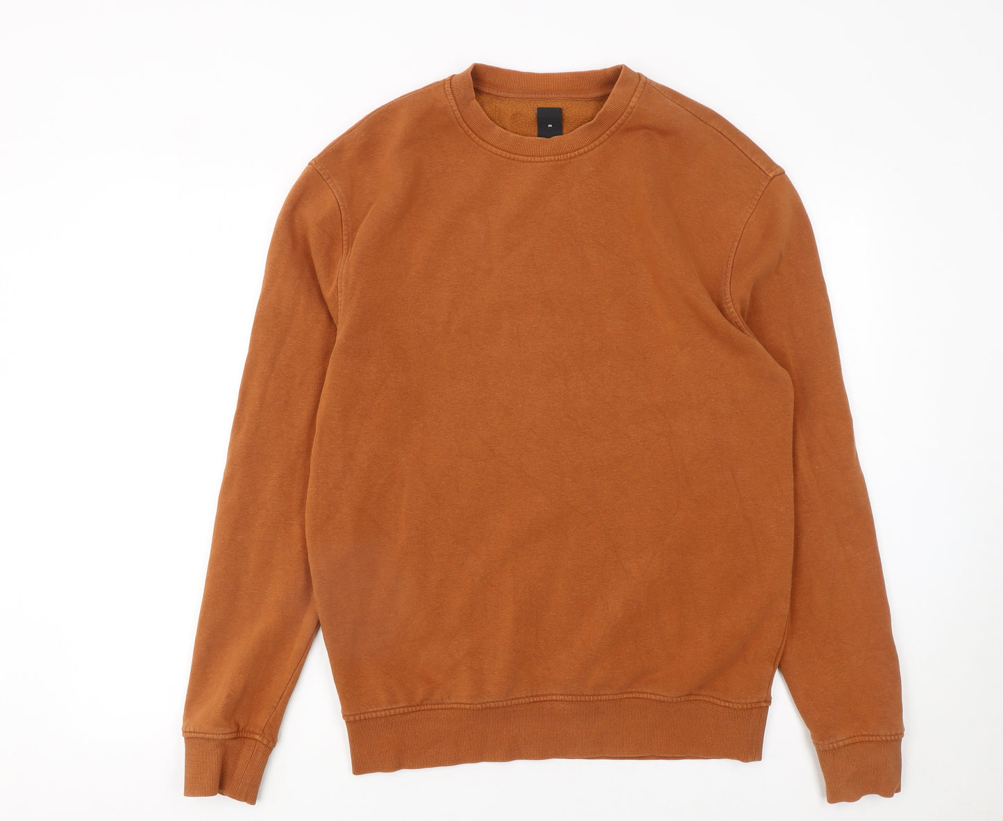 New Look Men’s Brown M Pullover Sweatshirt Regular Fit Fleece