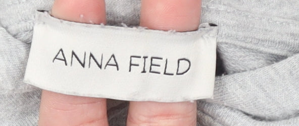 Anna Field Women’s Grey XL Pullover Hoodie Cotton Blend Casual