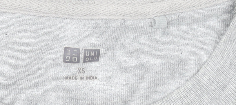 Uniqlo Men's Grey XS Pullover Crew Neck Sweatshirt