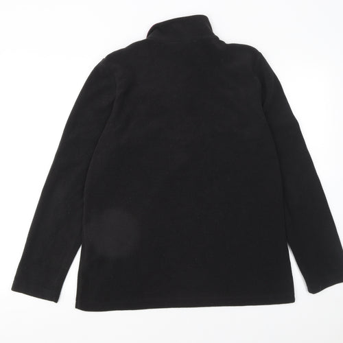 Regatta Great Outdoors Womens Black Fleece 1/2 Zip Pullover UK 14