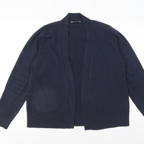 Marks and Spencer Women’s Blue Acrylic Knit Long Sleeve Cardigan L