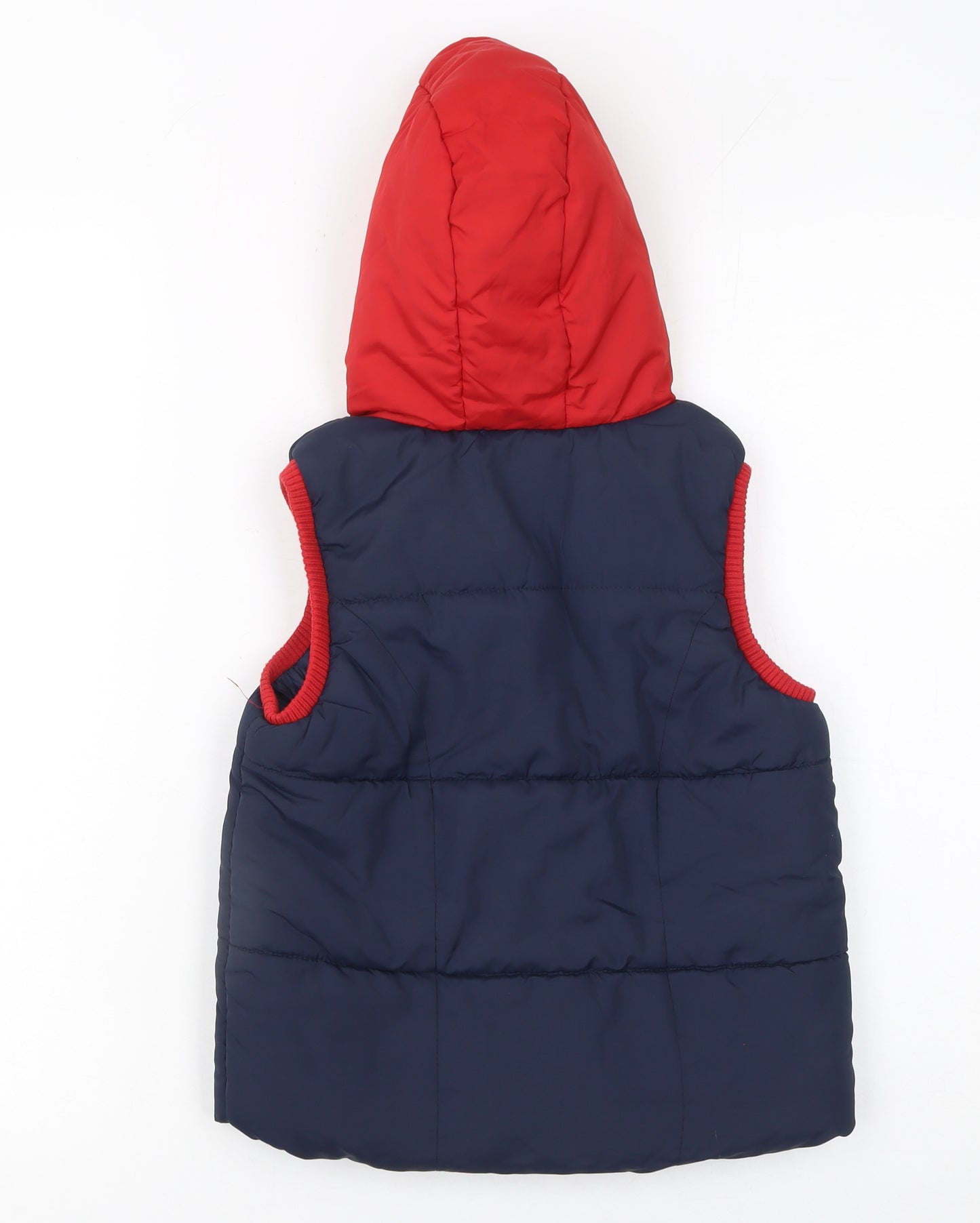 Marvel Boys Blue Spider-Man Hooded Padded Bodywarmer 7-8 Years