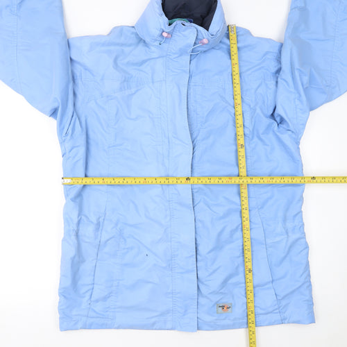 Arctic Storm Women Blue Size 18 Hooded Waterproof Parka Jacket
