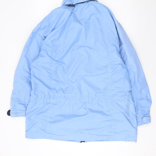 Arctic Storm Women Blue Size 18 Hooded Waterproof Parka Jacket