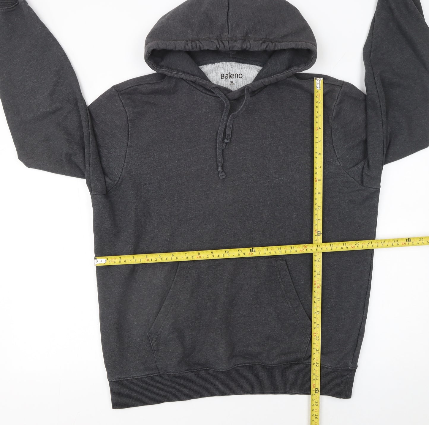 Baleno Women’s Dark Grey Pullover Hoodie XL Cotton Blend