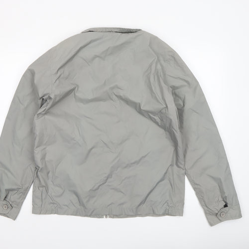 Red Herring Men's Grey Lightweight Windbreaker Jacket Size M